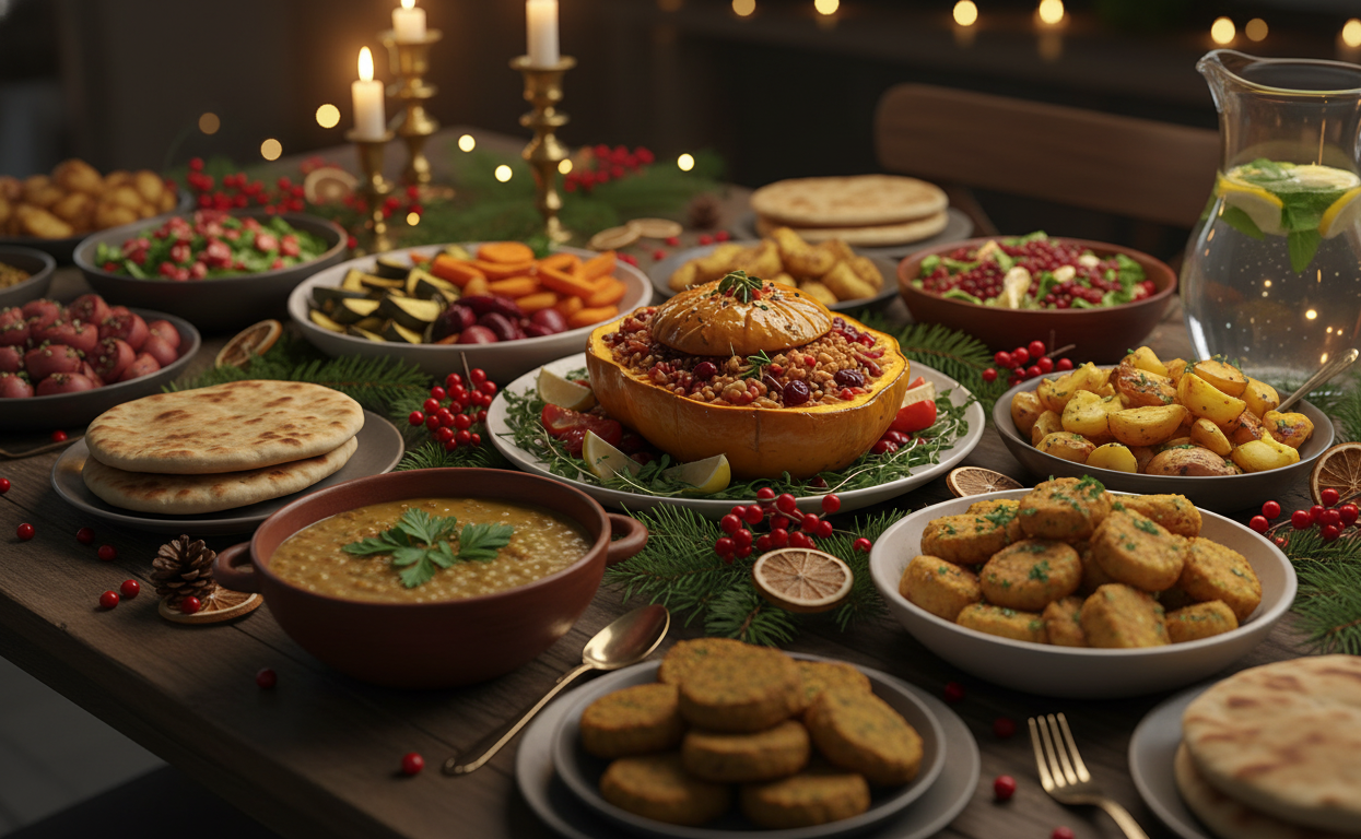 Ceia Vegana Acessível: como montar pratos festivos sem gastar muito